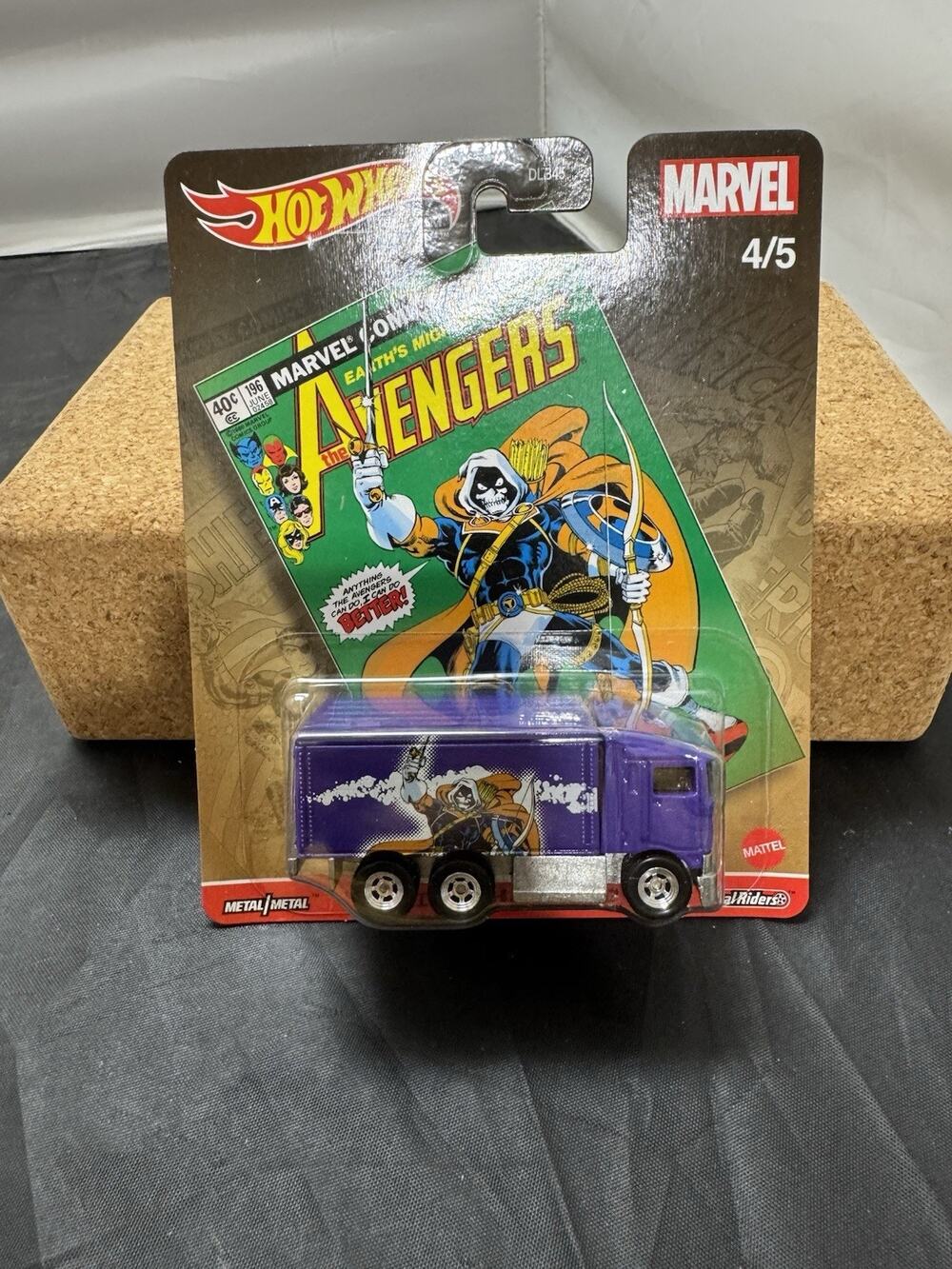 Hot Wheels Premium Marvel Pop Culture Hiway Hauler 2 Taskmaster Avengers 4/5 New